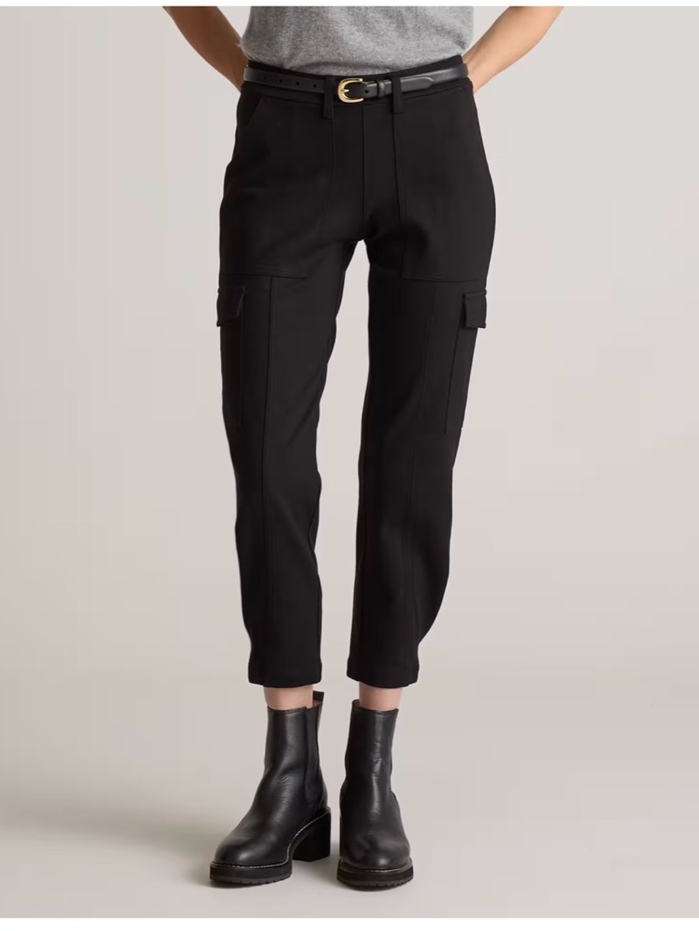 Quince ultra Ponte cargo pants